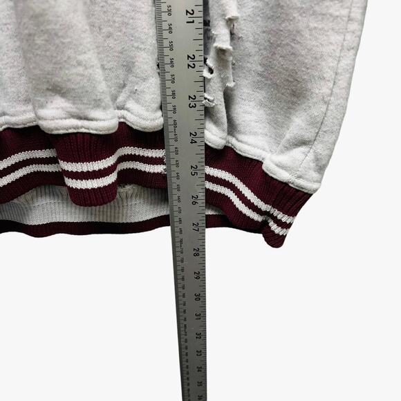 Furst Of A‎ Kind Vintage Distressed Sweatshirt Turtleneck - Picture 5 of 6